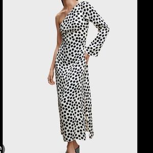 Zara polka dot dress size large